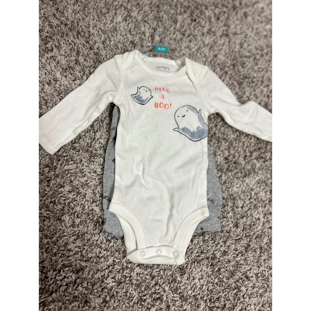 Carters Just One You Baby Halloween Ghost Bodysuit and Pants Set 3M